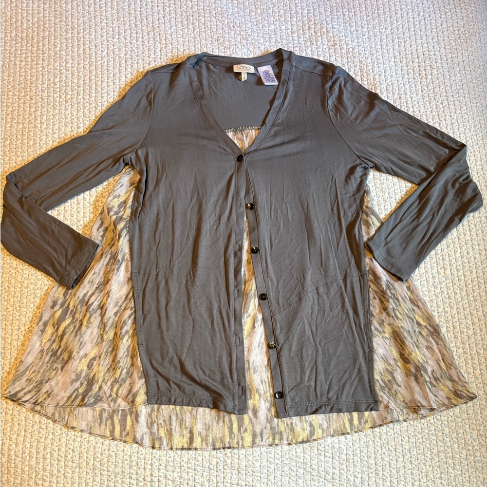 Logo by Lori Goldstein Cardigan